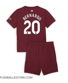Günstige Manchester City Bernardo Silva #20 3rd trikot Kinder 2024-25 Kurzarm (+ Kurze Hosen)